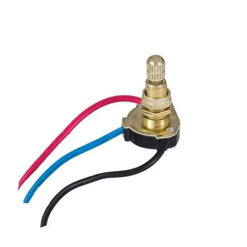 Brass Two Circuit Rotary Switch - paxton hardware ltd