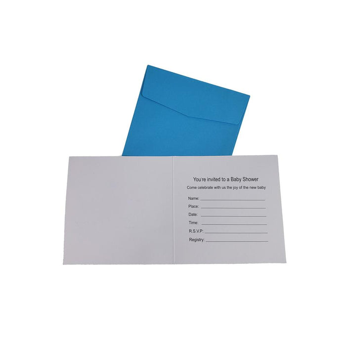 3D Baby Shower Nursery Invitations, 5-3/4-Inch, 10-Piece