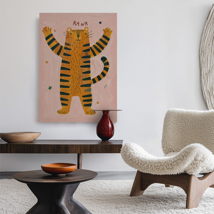 A Friendly Roar Canvas