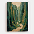 A Path Through Quiet Canvas
