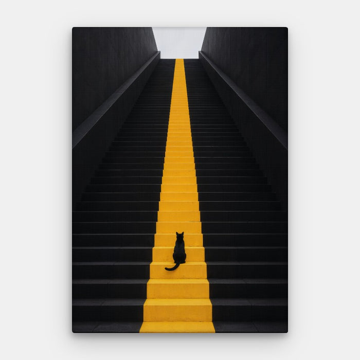 A Way Through Darkness Canvas — Canvas Vertical #01