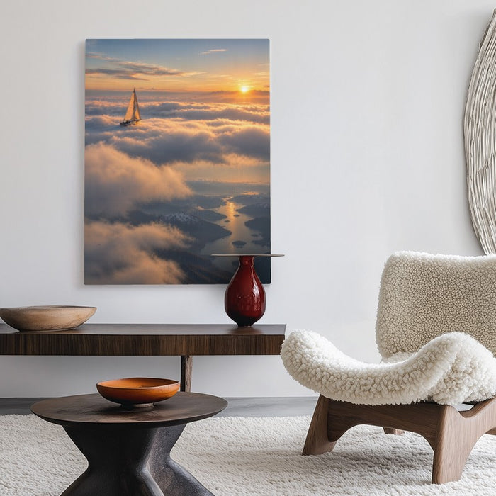 Above The Clouds Canvas — Canvas Vertical #02
