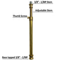 Adjustable Lamp Fixture Stems - Paxton hardware ltd