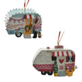 Adventurous Camper Resin Christmas Ornaments, Assorted, 2-Piece