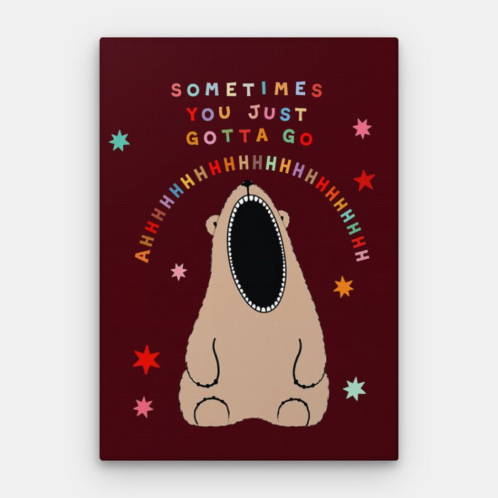 Ahhhhhhh Canvas — Canvas Vertical #01