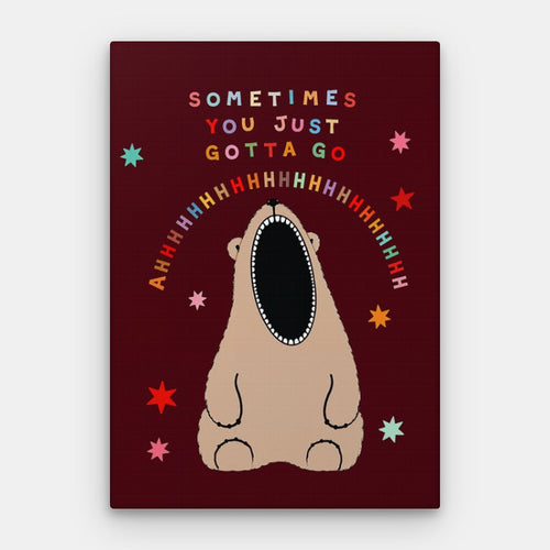 Ahhhhhhh Canvas — Canvas Vertical #01