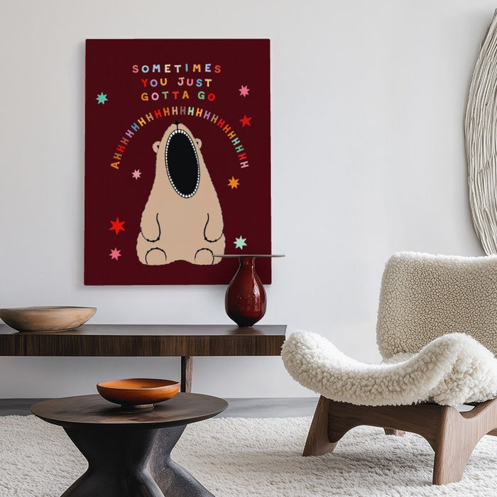 Ahhhhhhh Canvas — Canvas Vertical #02