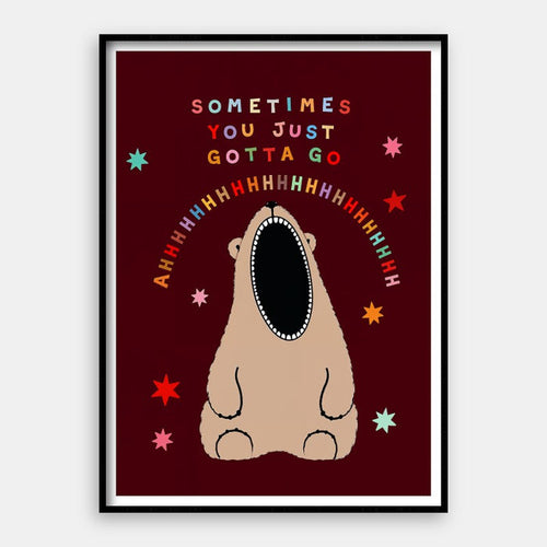 Ahhhhhhh — Art Print Vertical #01