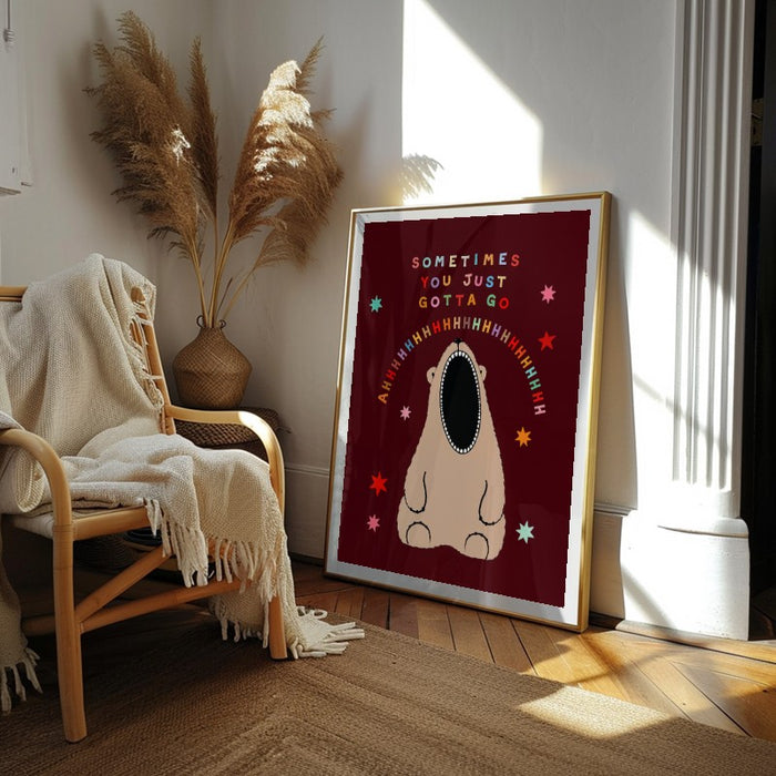 Ahhhhhhh — Art Print Vertical #02