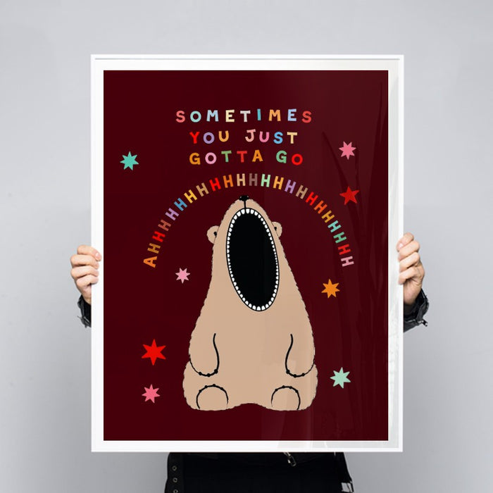 Ahhhhhhh — Art Print Vertical #03