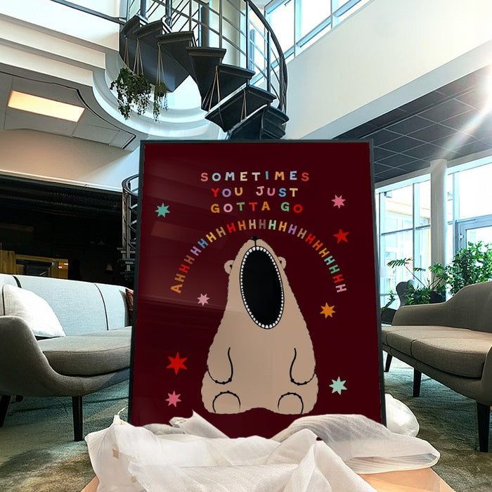 Ahhhhhhh — Art Print Vertical #04