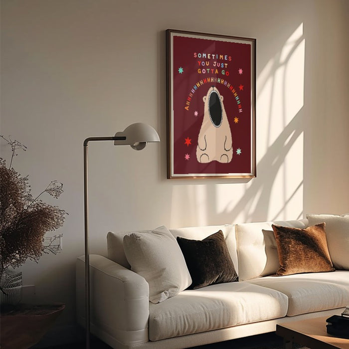 Ahhhhhhh — Art Print Vertical #05