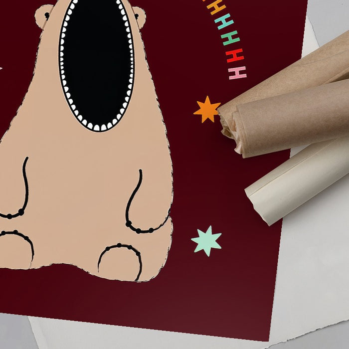 Ahhhhhhh — Art Print Vertical #06