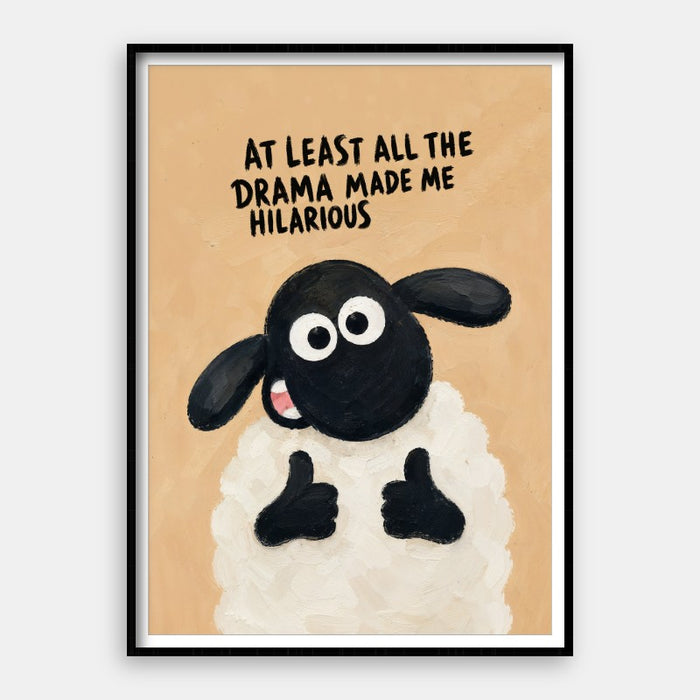 All The Drama — Art Print Vertical #01