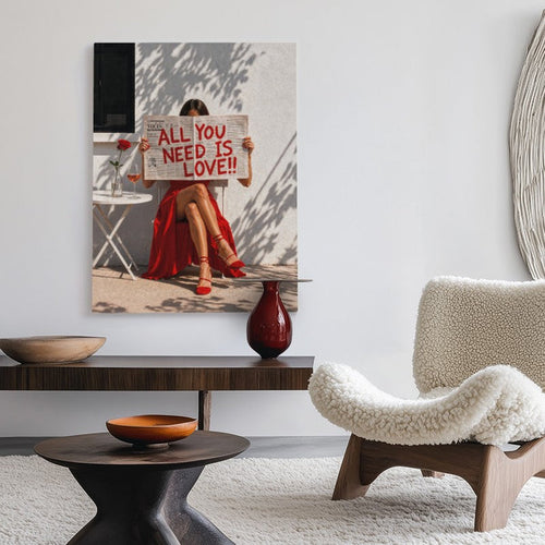 All You Need Is Love Canvas — Canvas Vertical #02