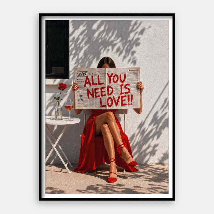 All You Need Is Love — Art Print Vertical #01