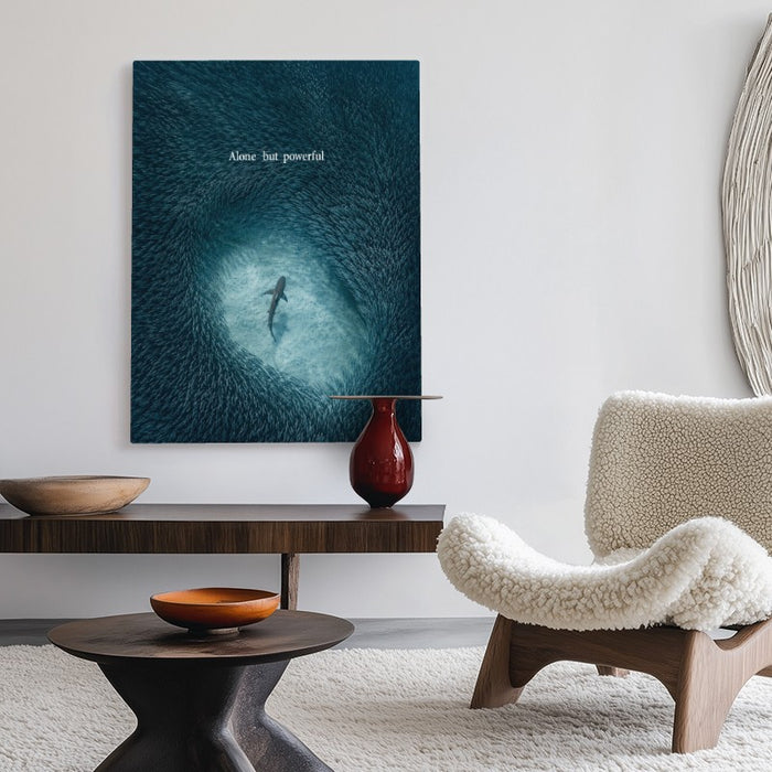 Alone But Powerful Canvas — Canvas Vertical #02