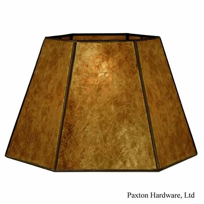 Amber Mica Uno Lampshades - paxton hardware ltd