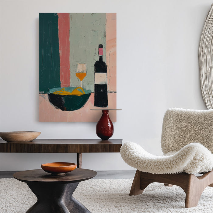 An Open Bottle Canvas