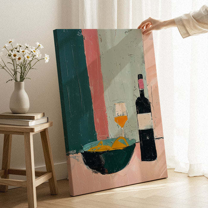 An Open Bottle Canvas