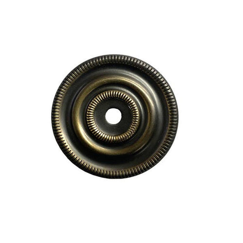 1-1/2" Antique finish brass Rosette - Paxton Hardware