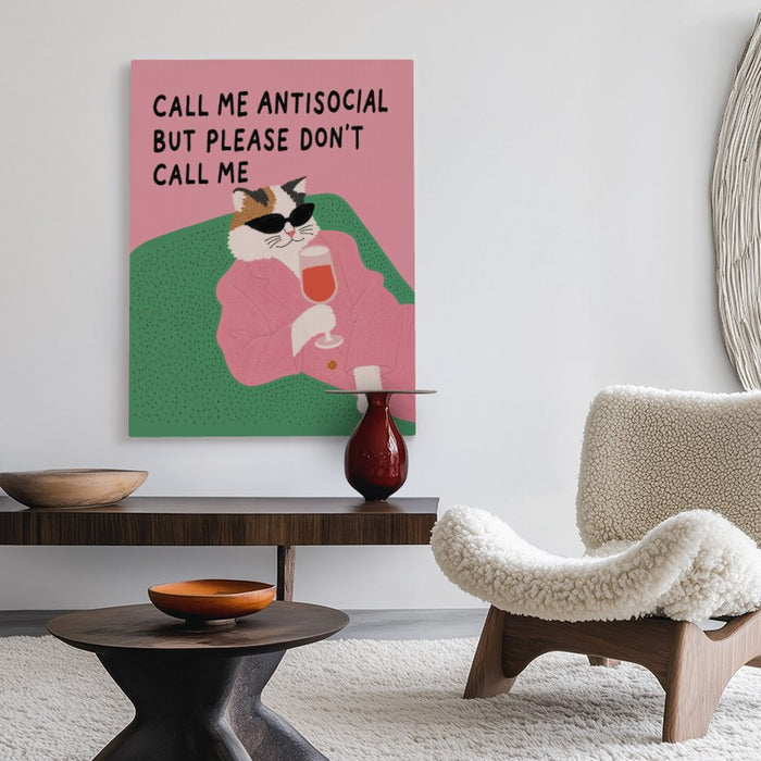 Antisocial Canvas — Canvas Vertical #02