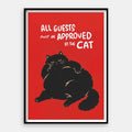 Approved By Cat — Art Print Vertical #01