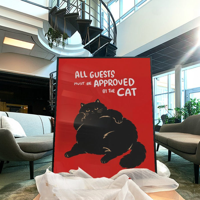 Approved By Cat — Art Print Vertical #04