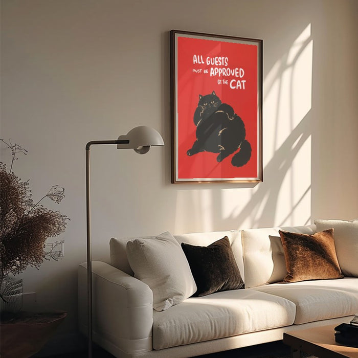 Approved By Cat — Art Print Vertical #05