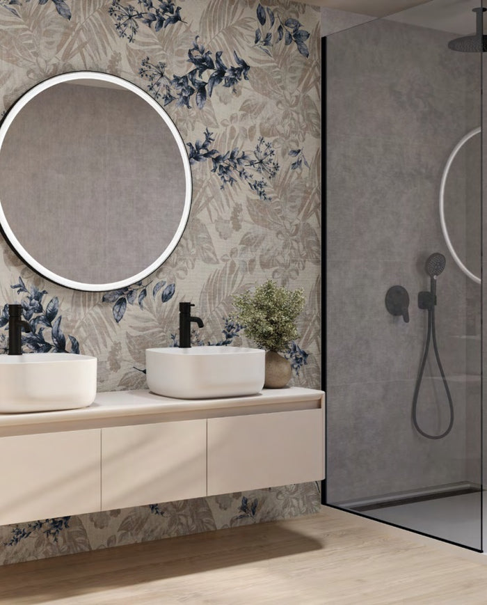 ARGENTA TRAMES wall coverings - 24 x 48 - (15.5 Sqft - 2 pcs per  Box - 26  Boxes per pallet)