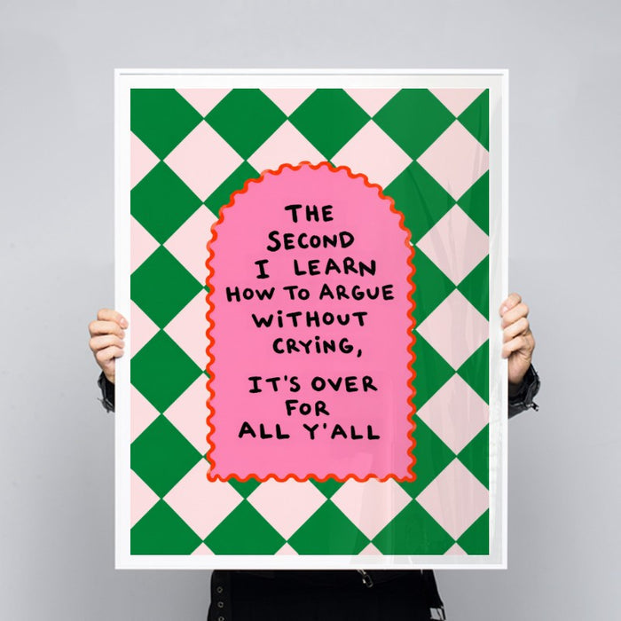 Argue Without Crying — Art Print Vertical #03