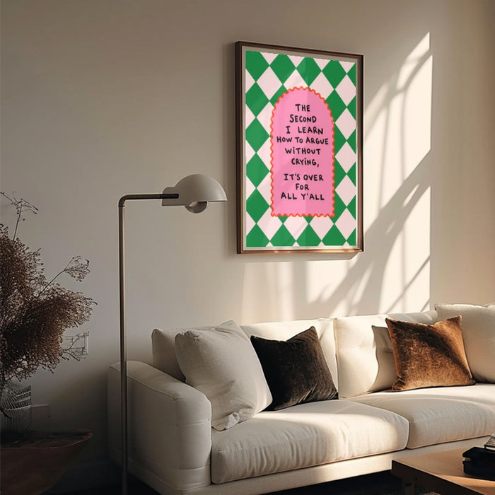 Argue Without Crying — Art Print Vertical #05