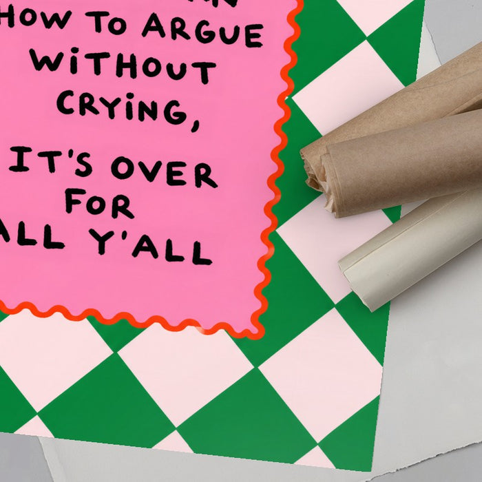 Argue Without Crying — Art Print Vertical #06