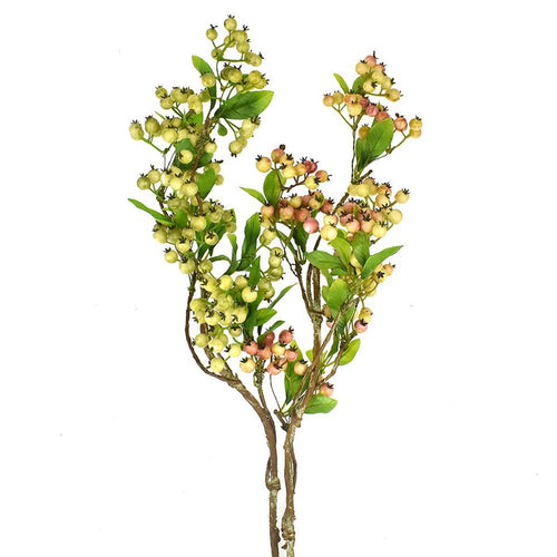 Artificial Berries Branch Spray, 21-Inch