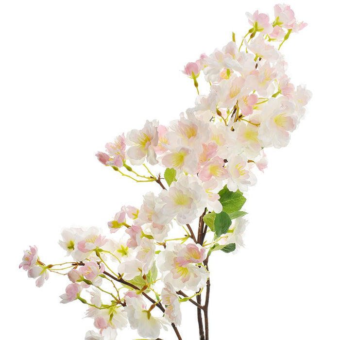 Artificial Cherry Blossom Branch Spray, Pink, 41-Inch
