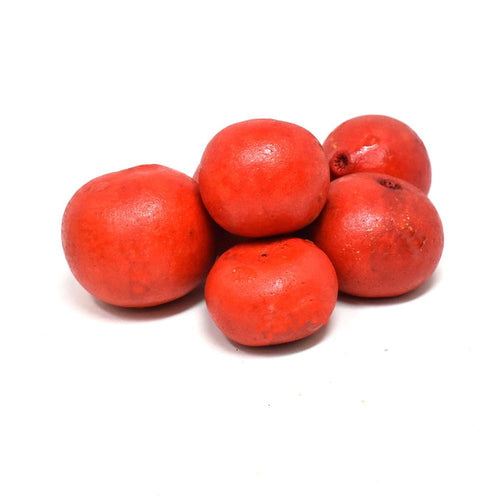Artificial Decorative High Gloss Bellani Realistic Faux Fruit, 6-Piece, Persimmon