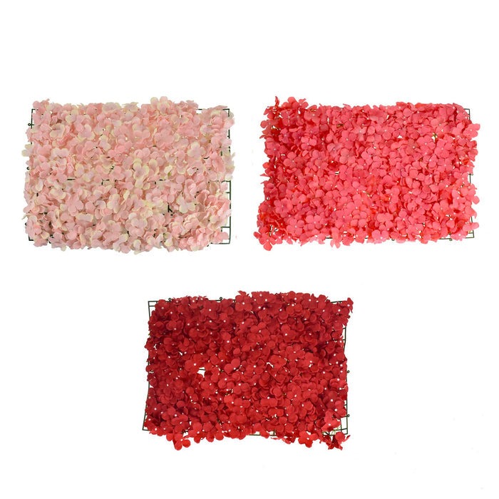 Artificial Hydrangea Flower Mat, 24-Inch, Blush
