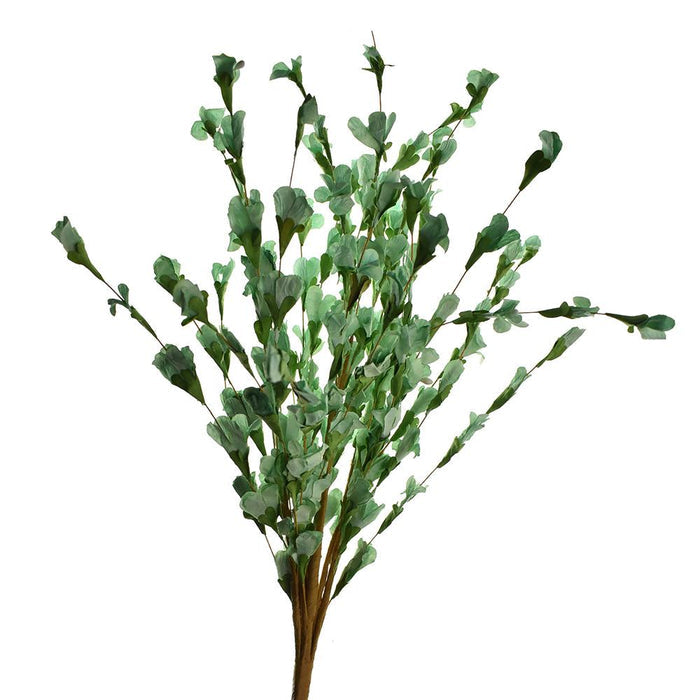 Artificial Wax Perennial Spring Flower Bush, 23-Inch, Aqua