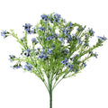 Artificial Waxflower Bush Spray, 19-Inch