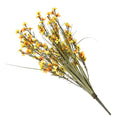 Artificial Waxflower Spray, Yellow, 25-Inch