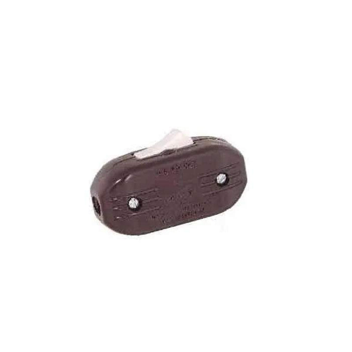 Bakelite In-line Cord Switches, Brown - paxton hardware ltd