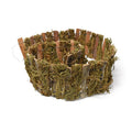 Bark and Moss Birch Miniature Fence, 40-Inch
