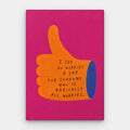 Basically All Worries Canvas — Canvas Vertical #01
