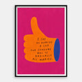 Basically All Worries — Art Print Vertical #01