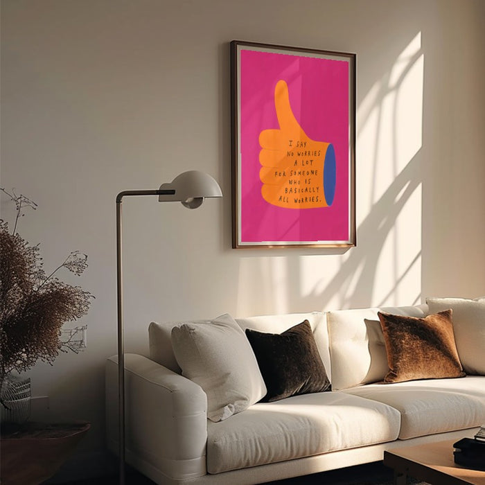 Basically All Worries — Art Print Vertical #05