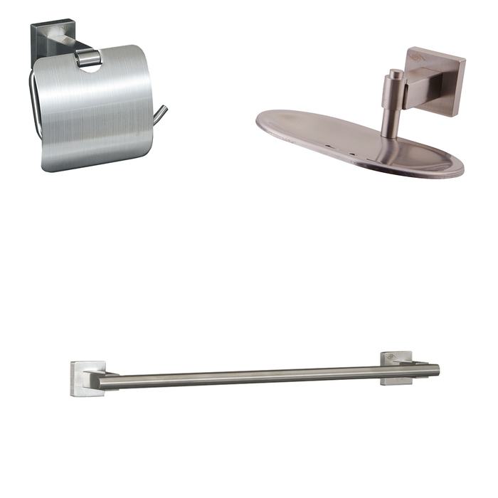 Bathroom Set Polish Finish (DAX-G01-P-OFF02)