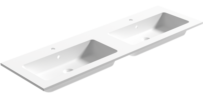 55" / White Matte / Double