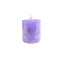 Battery Operated LED Votive Candle with Built-In Timer, Lilac, 2-1/4-Inch