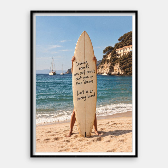Be A Surfboard — Art Print Vertical #01