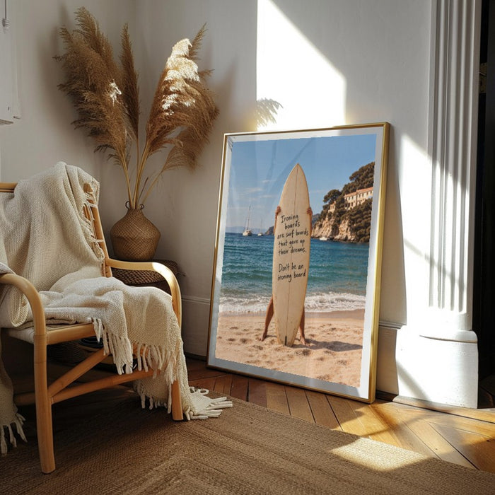 Be A Surfboard — Art Print Vertical #02